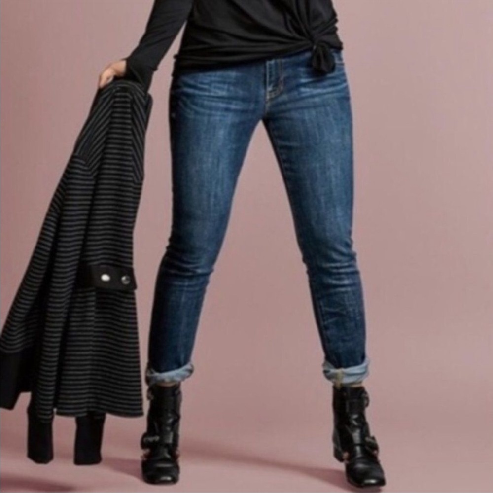 CAbi‎ Dover Skinny Jeans Size 0 Medium Wash Excellent Condition